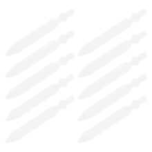 50Pièces Embouts Nylon Pour Stylo Peinture Usage Varié Solide