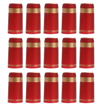 50Pièces Manchons Rouge Vin Thermorétractables Maison