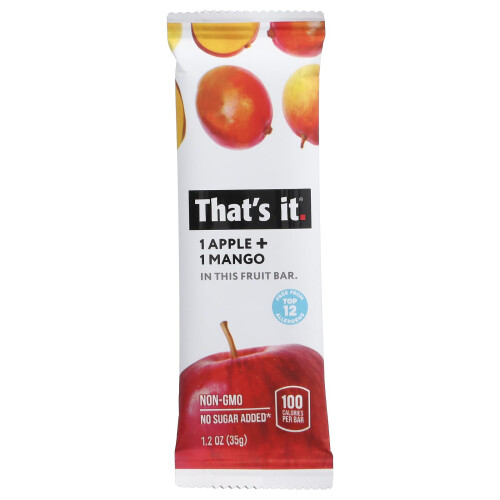 That's It, Que é Isso, Barras de Frutas, Maçã + Mangas, 12 Barras, 1,2 oz (35 g) Cada 2