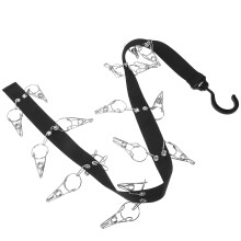 3Ensembles Crochet Chapeaux Rotatif Noir Organisateur Suspendu Cuisine
