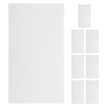 Mousse Adhésive Carrés Blancs Multi-Usages Bricolage