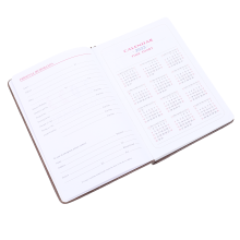 2Pièces Cahier De Planification 2022-2023 Marron Portable Et Pratique