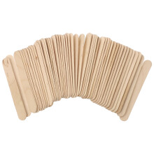 200Pièces Bâtons En Bois Naturel Pour Desserts Glacés DIY