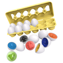 3Ensembles Jouet Puzzles 1-3 Ans Œufs Assortis Éducatifs Apprentissage