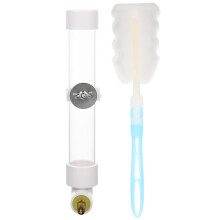 2Sets Automatischer Vogelwasserhalter Für Käfig, Strapazierfähig Weiß