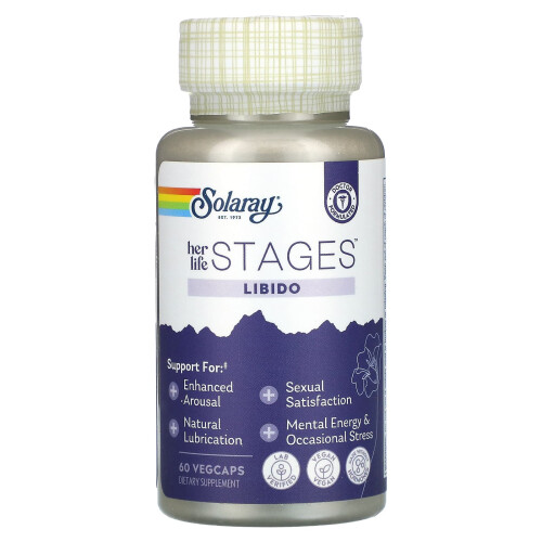 Solaray, Her Life Stages, Libido, 60 VegCaps 2