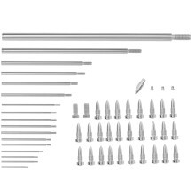 4Ensembles Accessoires Réparation Saxophone Basse Vis Acier Argent