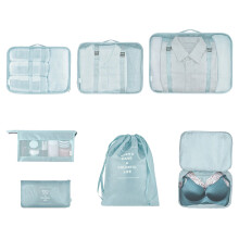 1Set Hemelsblauwe Reis Opbergtas Kleding Organizer Polyester Duurzaam