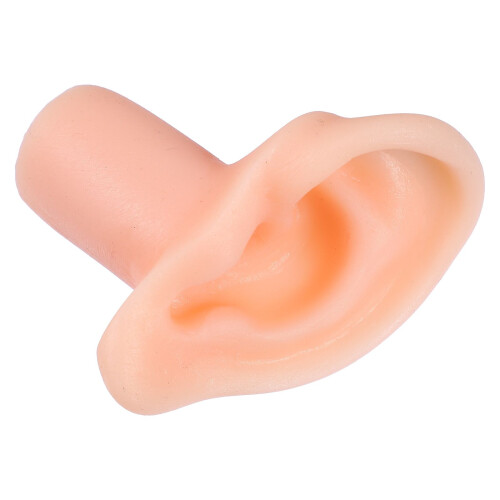 3Pièces Modèles D'oreilles En Silicone Roses Pour Affichage Perçage