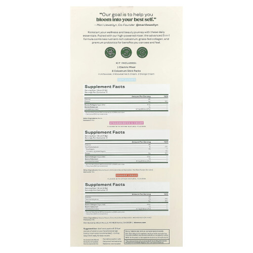 Bloom, Colostrum Starter Kit, 9 Del Kit 1