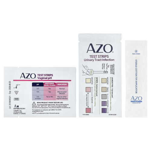 Kit di test per UTI, pH vaginale e AZO, 2 pezzi 2