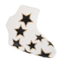 1St Mallet Putter Cover Wit PU Hoofd Beschermhoes