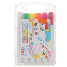12Pièces Marqueurs Acryliques Multicolores Pour Bureau École