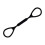 Cordon Silicone Stopper Trompette Noir Flexible Durable 1