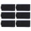 12Pièces Sangles Fixatrices Nylon Noires Pour Snowboard Ski 1