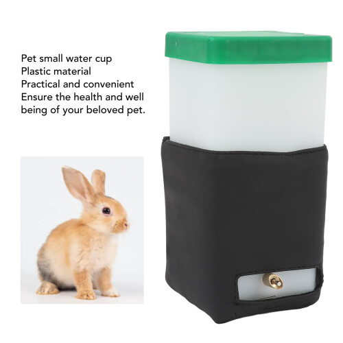 Distributeur d'eau chauffé compact en ABS pour petits animaux 1L 2
