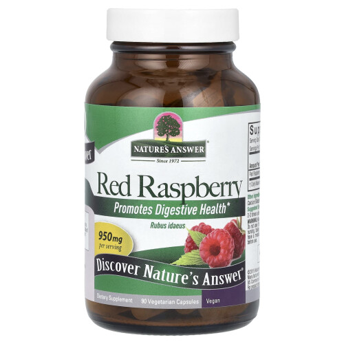 Nature's Answer, Red Raspberry, 950 mg, 90 Vegetarian Capsules (475 mg Per Capsule) 2