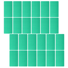 100Pièces Cartes Métal Blank Aluminium Vert Pour Gravure DIY