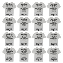 500Pièces Étiquettes Lavage Chemise Papier Couleurs Variées