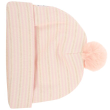 Turban Coton Rose Bébé Accroche-Regard