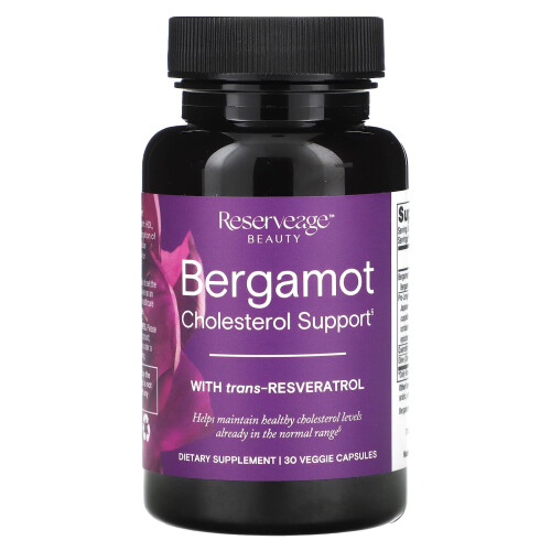 Reserveage Beauty, Bergamot Cholesterol Support, 30 Βεγεταριακά Φιαλίδια 2