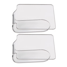 4Pièces Palettes Acryliques Légères Transparentes Outil