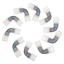 10St LED Adapters Voor Striplichten, Eenvoudig Te Installeren