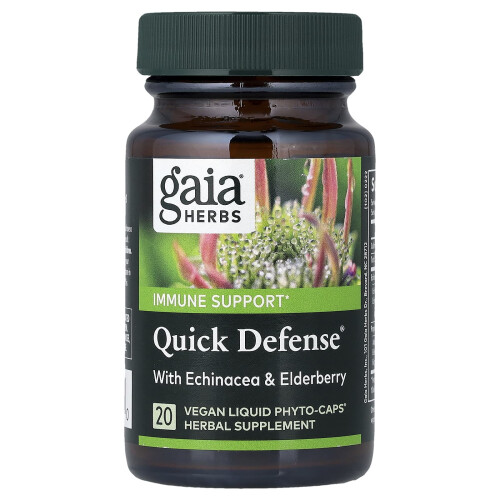 Gaia Herbs, Ταχεία Αμυντική, 20 Βεγανικές Λυκούλες 2