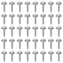 50Pièces Mini Rivets En Fer Argenté Pour Accessoires Projets DIY