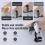 Wall Mounted Stand Bracket for PS5/PS4// Controller Headset Table Bottom Storage Bracket Black 7