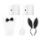 5Ensembles Bandeau Oreilles Accessoire Pour Soirée Cosplay 1