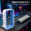 Game Storage Rack for  PS4 PS5 Game Disc Holder Game Disc Rack for  Multi-Function Disc Rack White 3
