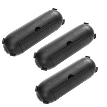 3Pièces Boîtes De Jonction Étanches En Noir Pour Câbles