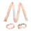 Kitsch, The Satin Heatless Curling Set, Sunset Tie Dye, Ένα Σετ 3