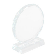 2Pièces Trophées Transparente Décoratifs Simples Délicats