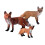 9Pièces Modèles Décoratifs Simulation Animale Accessoires De Bureau 1
