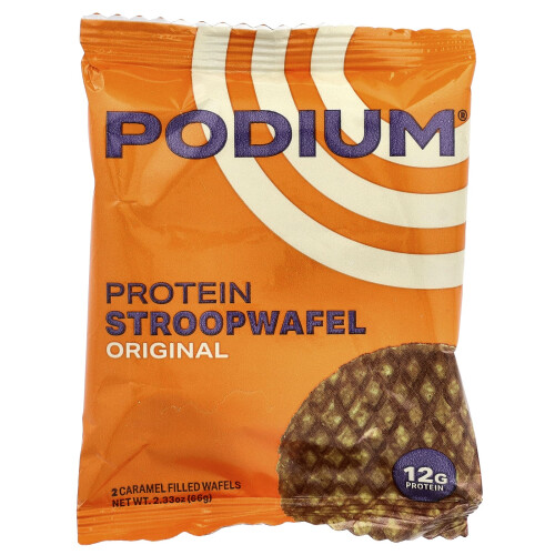 Podium Nutrition, Προτεΐνη Στροόπφελ, Πρωτότυπο, 8 Στροόπφελ, 9,28 oz (264 g) 2