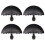 Black For Low Tire Pressure Applications 4pcs 1