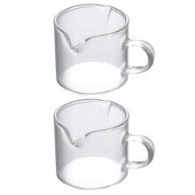 6Pièces Mug En Verre Transparent Pour
