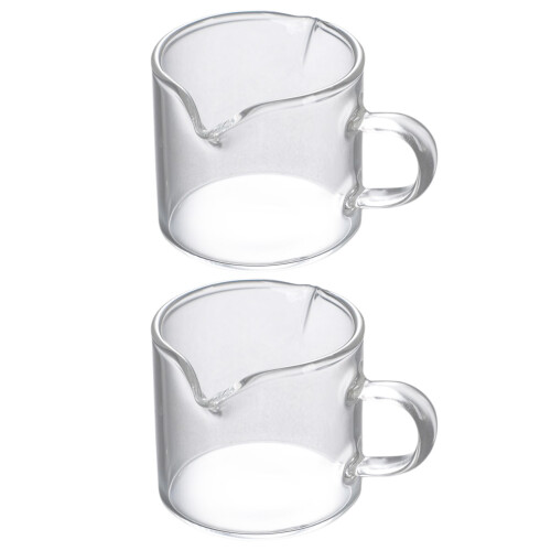 6Pièces Mug En Verre Transparent Pour