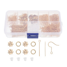 Complet DIY Boucles D'oreilles En Plastique Alliage