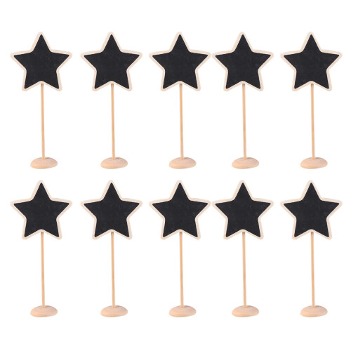 30Pièces Mini Tableaux Ardoise Chic Support, Usage Message