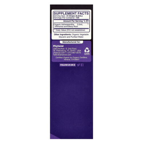 Phytoral, Bio-Aschwagandha, 60 ml 1