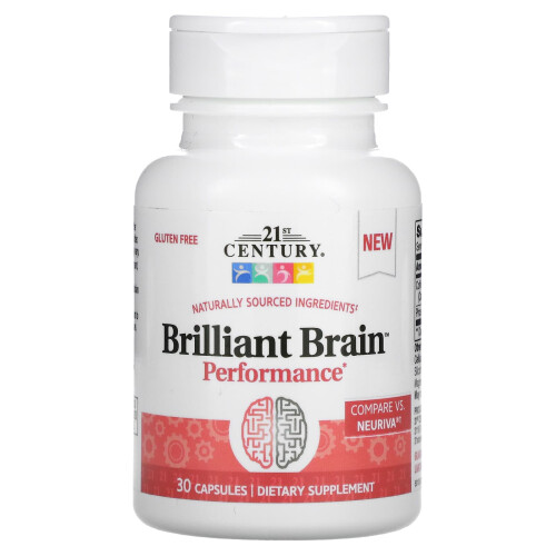 21st Century, Brilliant Brain Performance, 30 Capsules 2