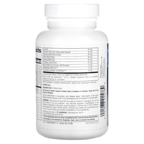 Inflama-Rest de la Source Naturals, 60 Tablete 2