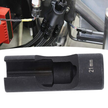 Vaso para línea de combustible 21 mm 1/2 pulgada de accionamiento acero cromo-vanadio