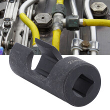 Fuel Line Socket 1/2" Drive Chrome Vanadium Steel for Injector Lines & Sensors