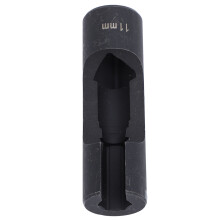 Vaso para línea de combustible de 11 mm, cromo vanadio, con entrada de 1/2 pulgada