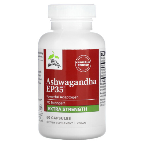 Terry Naturally, Ασβάγκαντα EP35, 60 Φύλλα (150 mg ανά Φύλλο) 2