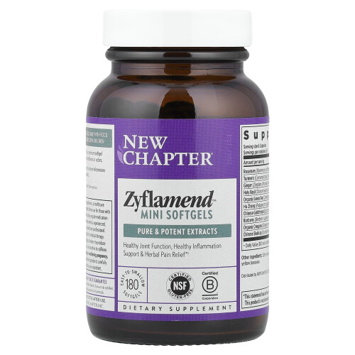 New Chapter, Zyflamend, 180 Mini Softgels 2